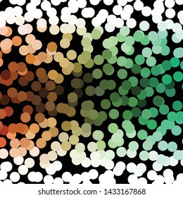 Geometric colorful vector background. Abstract halftone illustration pattern. Vintage texture