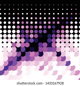 Geometric colorful vector background. Abstract halftone illustration pattern. Vintage texture