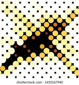 Geometric colorful vector background. Abstract halftone illustration pattern. Vintage texture