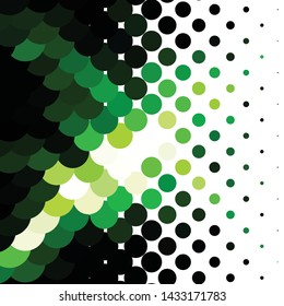 Geometric colorful vector background. Abstract halftone illustration pattern. Vintage texture