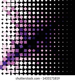 Geometric colorful vector background. Abstract halftone illustration pattern. Vintage texture