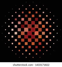 Geometric colorful vector background. Abstract halftone illustration pattern. Vintage texture