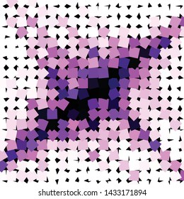 Geometric colorful vector background. Abstract halftone illustration pattern. Vintage texture