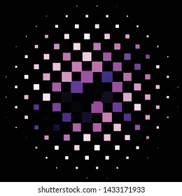 Geometric colorful vector background. Abstract halftone illustration pattern. Vintage texture