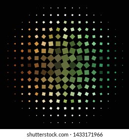 Geometric colorful vector background. Abstract halftone illustration pattern. Vintage texture