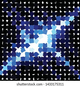 Geometric colorful vector background. Abstract halftone illustration pattern. Vintage texture