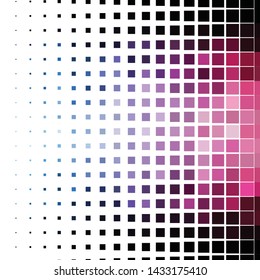 Geometric colorful vector background. Abstract halftone illustration pattern. Vintage texture