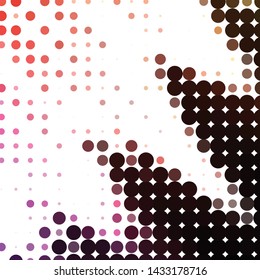 Geometric colorful vector background. Abstract halftone illustration pattern. Vintage texture