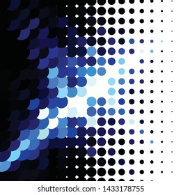 Geometric colorful vector background. Abstract halftone illustration pattern. Vintage texture