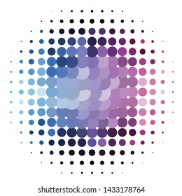 Geometric colorful vector background. Abstract halftone illustration pattern. Vintage texture