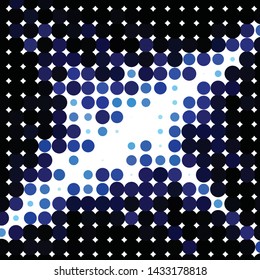 Geometric colorful vector background. Abstract halftone illustration pattern. Vintage texture