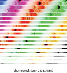 Geometric colorful vector background. Abstract halftone illustration pattern. Vintage texture