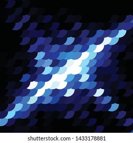 Geometric colorful vector background. Abstract halftone illustration pattern. Vintage texture