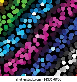Geometric colorful vector background. Abstract halftone illustration pattern. Vintage texture