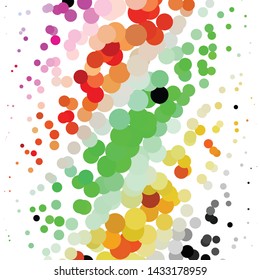 Geometric colorful vector background. Abstract halftone illustration pattern. Vintage texture