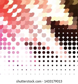 Geometric colorful vector background. Abstract halftone illustration pattern. Vintage texture