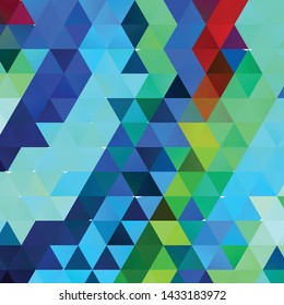 Geometric colorful vector background. Abstract halftone illustration pattern. Vintage texture