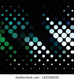 Geometric colorful vector background. Abstract halftone illustration pattern. Vintage texture