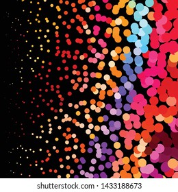 Geometric colorful vector background. Abstract halftone illustration pattern. Vintage texture