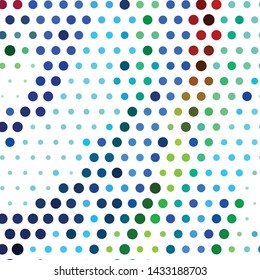 Geometric colorful vector background. Abstract halftone illustration pattern. Vintage texture