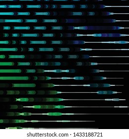 Geometric colorful vector background. Abstract halftone illustration pattern. Vintage texture