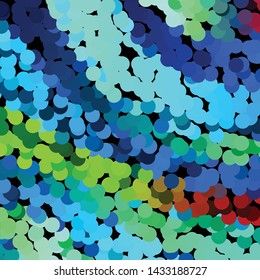 Geometric colorful vector background. Abstract halftone illustration pattern. Vintage texture