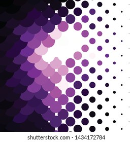 Geometric colorful vector background. Abstract halftone illustration pattern. Vintage texture