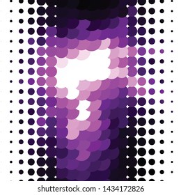Geometric colorful vector background. Abstract halftone illustration pattern. Vintage texture
