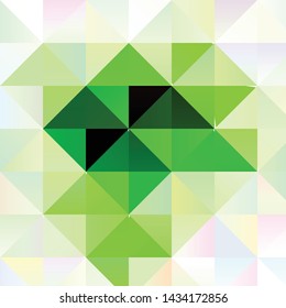 Geometric colorful vector background. Abstract halftone illustration pattern. Vintage texture