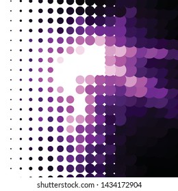 Geometric colorful vector background. Abstract halftone illustration pattern. Vintage texture