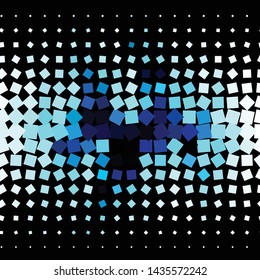 Geometric colorful vector background. Abstract halftone illustration pattern. Vintage texture