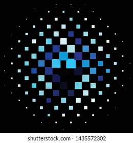 Geometric colorful vector background. Abstract halftone illustration pattern. Vintage texture