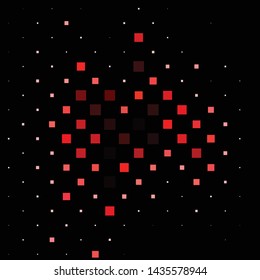 Geometric colorful vector background. Abstract halftone illustration pattern. Vintage texture