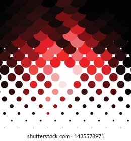 Geometric colorful vector background. Abstract halftone illustration pattern. Vintage texture