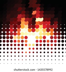 Geometric colorful vector background. Abstract halftone illustration pattern. Vintage texture