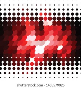 Geometric colorful vector background. Abstract halftone illustration pattern. Vintage texture