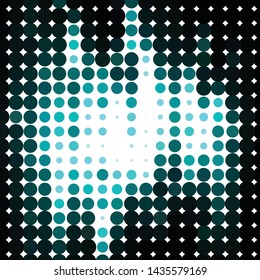 Geometric colorful vector background. Abstract halftone illustration pattern. Vintage texture