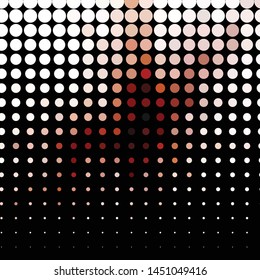 Geometric colorful vector background. Abstract halftone illustration pattern. Vintage texture