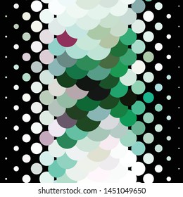 Geometric colorful vector background. Abstract halftone illustration pattern. Vintage texture