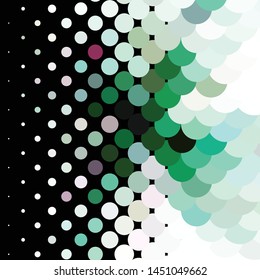 Geometric colorful vector background. Abstract halftone illustration pattern. Vintage texture