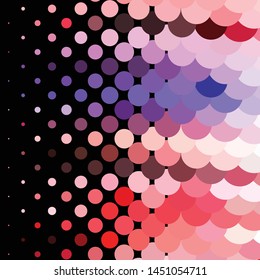 Geometric colorful vector background. Abstract halftone illustration pattern. Vintage texture