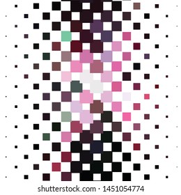 Geometric colorful vector background. Abstract halftone illustration pattern. Vintage texture