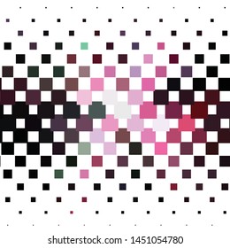 Geometric colorful vector background. Abstract halftone illustration pattern. Vintage texture