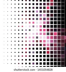 Geometric colorful vector background. Abstract halftone illustration pattern. Vintage texture