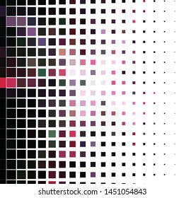 Geometric colorful vector background. Abstract halftone illustration pattern. Vintage texture