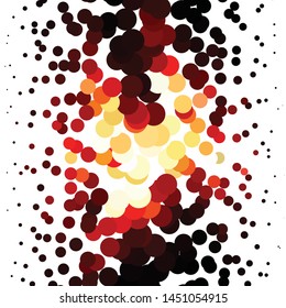 Geometric colorful vector background. Abstract halftone illustration pattern. Vintage texture