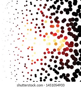Geometric colorful vector background. Abstract halftone illustration pattern. Vintage texture