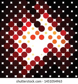 Geometric colorful vector background. Abstract halftone illustration pattern. Vintage texture