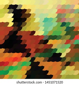 Geometric colorful vector background. Abstract halftone illustration pattern. Vintage texture