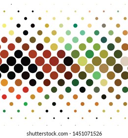 Geometric colorful vector background. Abstract halftone illustration pattern. Vintage texture